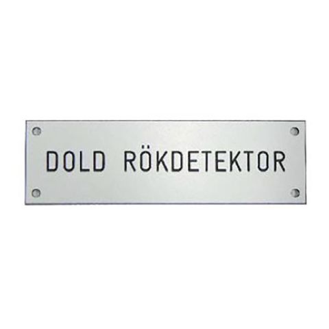 Calectro SK.DOLD Indikeringsskylt ”dold rökdetektor”