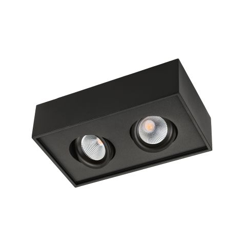 SG Armaturen Cube Lux Downlight LED, 2x7W, 2700K