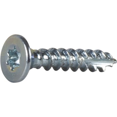 ESSVE 123103 Träskruv 3 mm Ø, TX10, helgängad, FZB, 200-pack 16 mm