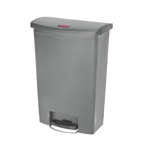 Rubbermaid Slim Jim Soptunna med pedal, grå 90 l