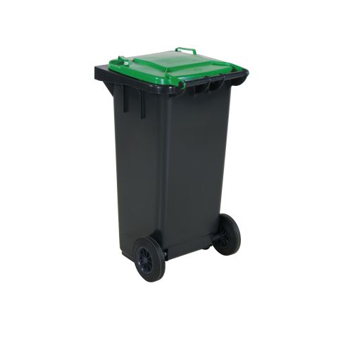 Swedmach 2112031102 Avfallskärl 120 l Grönt lock