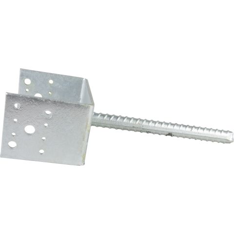 ESSVE 951649 Stolpsko 5 mm, typ U, förzinkad 148 x 90 x 117/200 mm