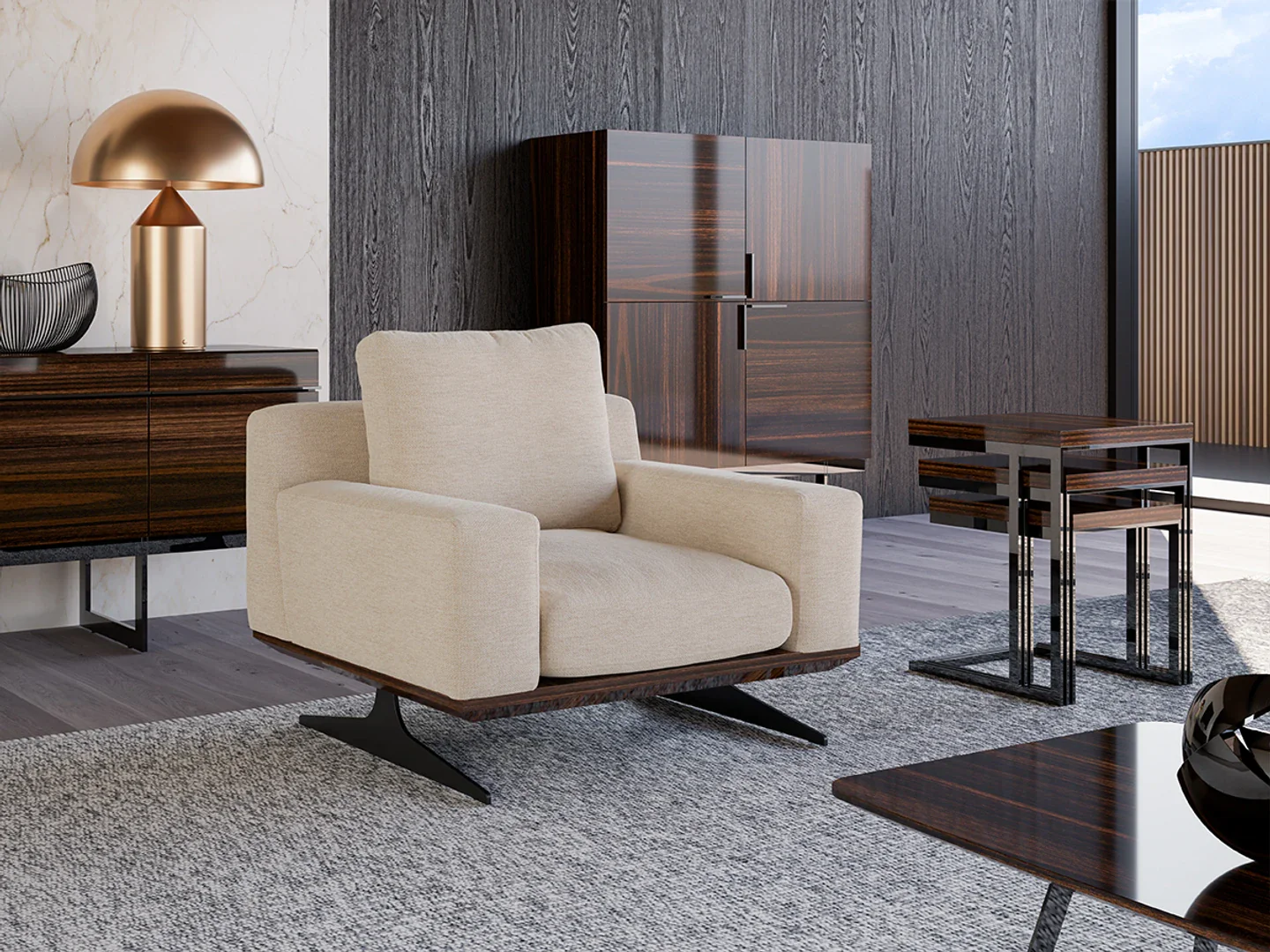 Elegant 1-Sit Soffa