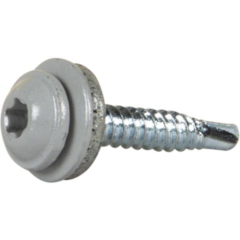 ESSVE 513564 Montageskruv 4,2 x 25 mm, TX20, med bricka silver (RAL9006), 20-pack