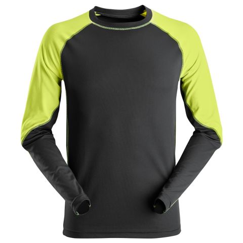 Snickers Workwear 2405 T-shirt svart/neongul Svart/Neongul