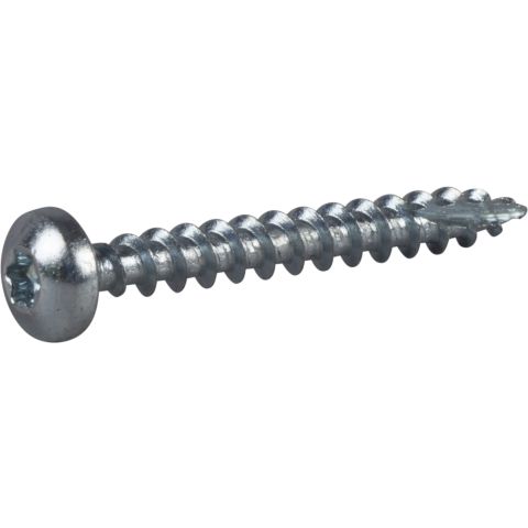 ESSVE 127121 Träskruv 3,5 mm Ø, TX10, helgängad, FZB, 200-pack 30 mm