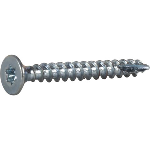 ESSVE 123111 Träskruv 3 mm Ø, TX10, helgängad, FZB, 200-pack 35 mm