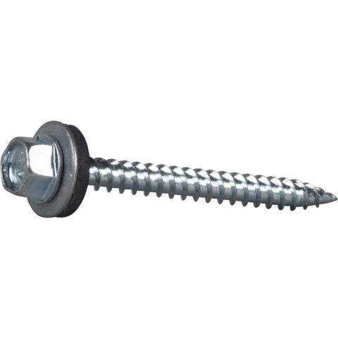 ESSVE 64402 Farmarskruv 4,8 x 50 mm, vass spets, 200-pack Blankförzinkad