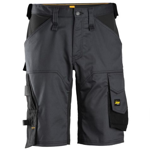 Snickers Workwear 6153 AllroundWork Shorts stålgrå/svart Stålgrå/Svart