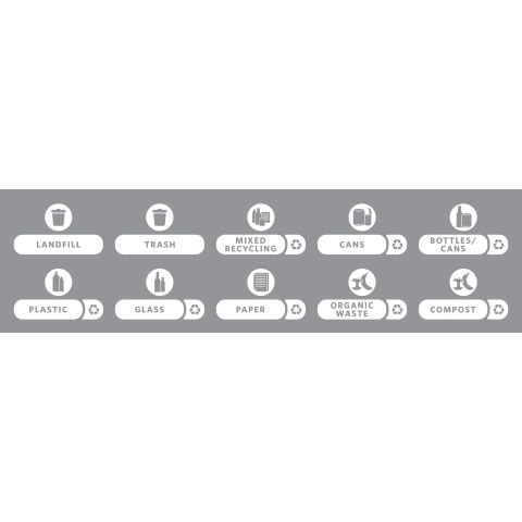Rubbermaid 2057734 Etikett