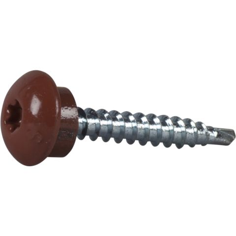 ESSVE 63282 Farmarskruv 4,8 x 35 mm, BS, TX25, 250-pack Tegelröd