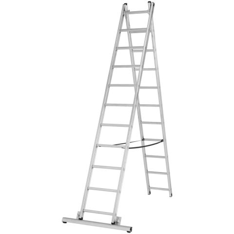 Skeppshultstegen YS-340 Kombistege I-profil, aluminium 4 meter