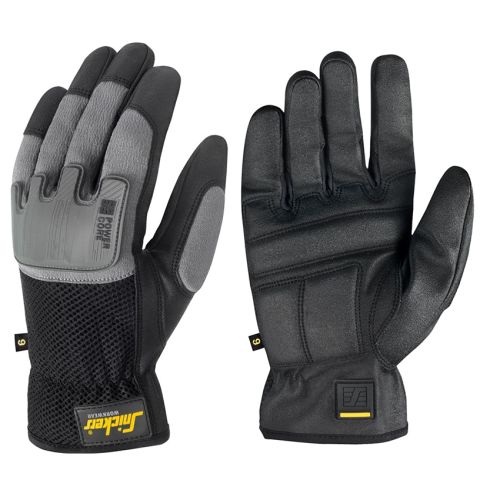 Snickers Workwear 9585 Power Core Handske svart/stengrå 7