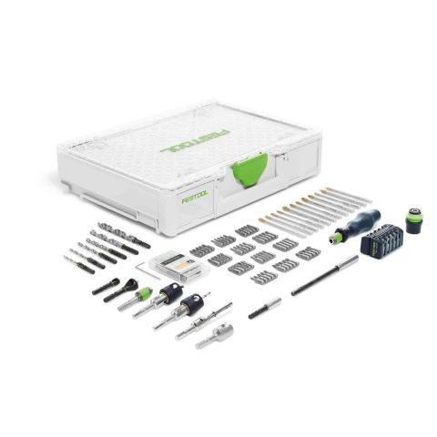 Festool SYS3 M 89 ORG CE-SORT Monteringspaket med väska, 104 delar