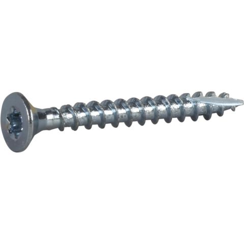 ESSVE 123137 Träskruv 4 mm Ø, TX20, helgängad, försänkt, FZB 30 mm, 200-pack
