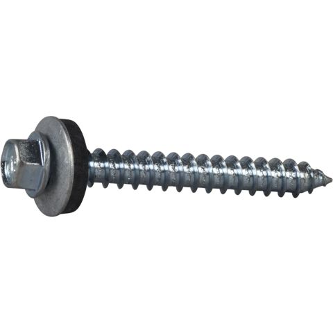 ESSVE 63037 Byggskruv med bricka, sexkant, FZB, Ø6,5 mm Ø6,5 x 51 mm, 150-pack