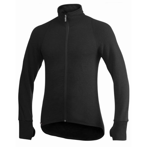 Woolpower Full zip jacket 400 Tröja svart S