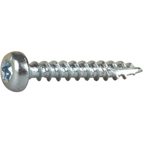 ESSVE 127107 Träskruv 3 mm Ø, TX10, helgängad, FZB, 200-pack 20 mm