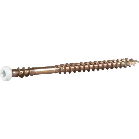 ESSVE 555657 Listskruv 3,9 mm Ø, vitlackerad, TX10 57 mm, 250-pack