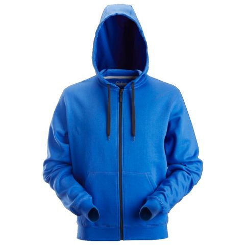 Snickers Workwear 2801 Luvtröja klarblå, med dragkedja Klarblå