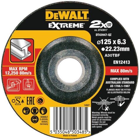 Dewalt DT42380Z-QZ Kapskiva 180×1,6×22,23 mm