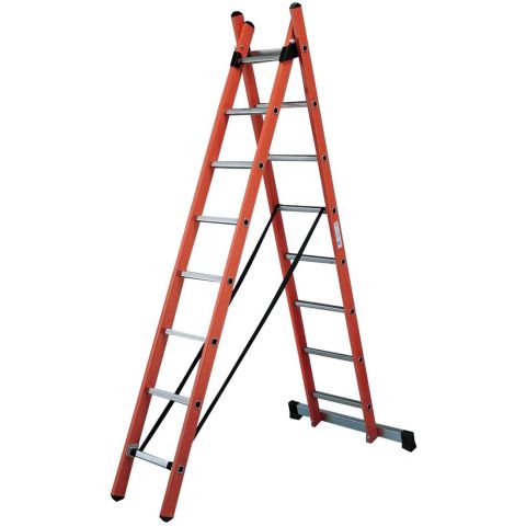 Skeppshultstegen 307-4 Kombistege 4,1 meter, glasfiber