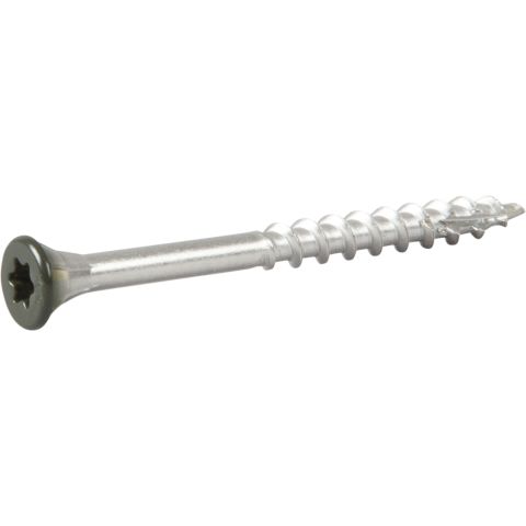 ESSVE 537452 Fasadskruv 4,4×52 mm, rostfri/syrafast A4, band. Svart, 250-pack