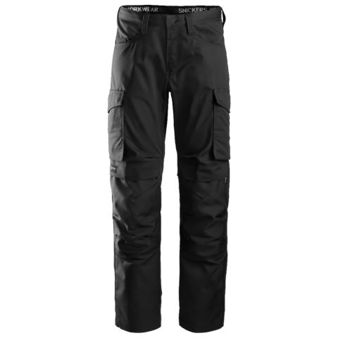 Snickers Workwear 6801 Arbetsbyxa svart, knäskyddsficka Svart