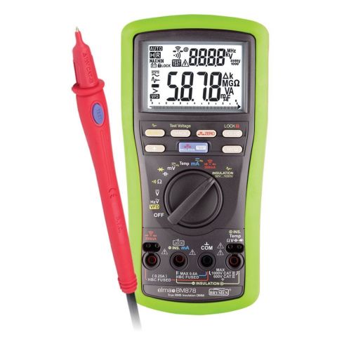 Elma BM878 Multimeter inbyggd isolationstestare
