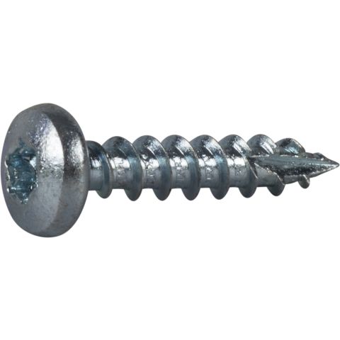ESSVE 127185 Träskruv 6 mm Ø, TX30, helgängad, FZB 30 mm, 200-pack