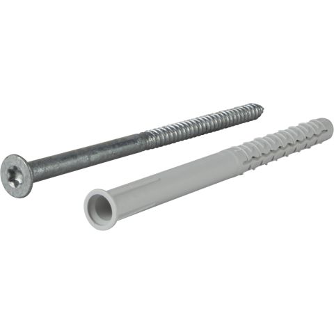 ESSVE GXL 404009 Fasadplugg Ø10 mm, TX40, FZV, försänkt huvud 120 mm, 40-pack