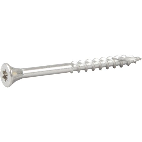 ESSVE 537552 Fasadskruv 4,4×52 mm, rostfri/syrafast A4, band. Blank, 250-pack