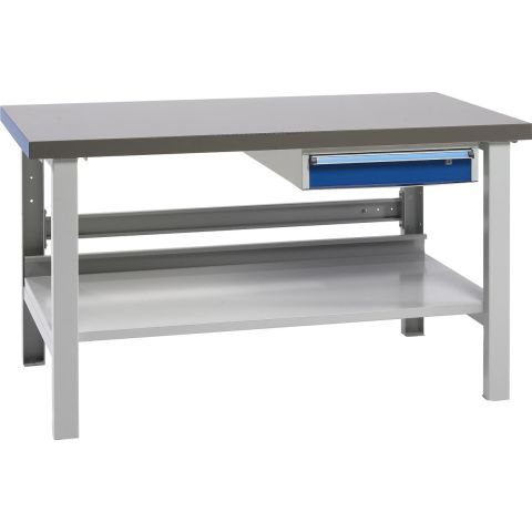Treston C13041124 Arbetsbänk kombination B, 1000×750 mm Vinyl med stålkant