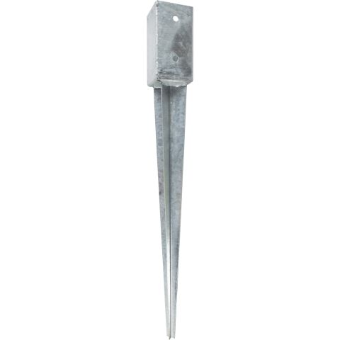 ESSVE 951690 Stolpspjut 2 mm, varmförzinkad 76 x 76 x 750 mm
