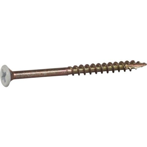 ESSVE 558145 Listskruv 3,4 mm Ø, vitlackerad, PH2 45 mm, 250-pack