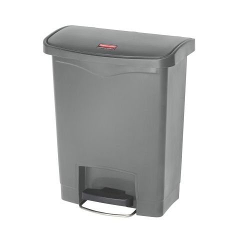 Rubbermaid Slim Jim Soptunna med pedal, grå 30 l