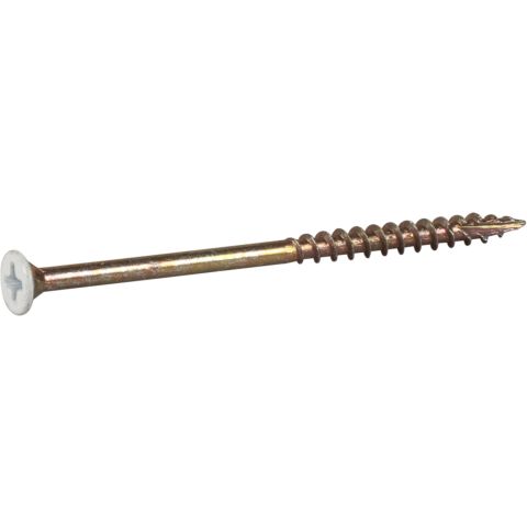 ESSVE 558155 Listskruv 3,4 mm Ø, vitlackerad, PH2 55 mm, 250-pack