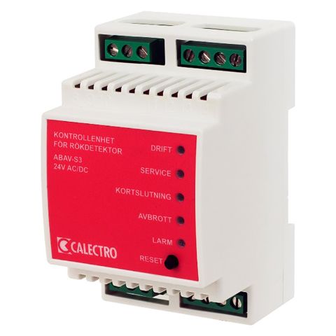 Calectro ABAV-S3-24V Kontrollenhet för rökdetektor