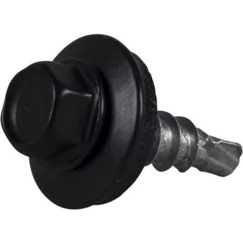 ESSVE 63248 Farmarskruv 5,5×20 mm, 6K-huv, BS, ALU Svart, 250-pack