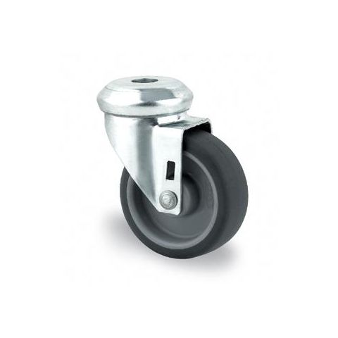Tente 2470PJO125P30 Länkhjul termogummi, centrumhål 11 mm 125 mm