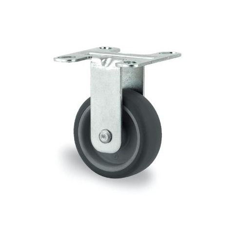 Tente 2478PJI050P40 Länkhjul 50 mm, termogummi, platta 55×55 mm