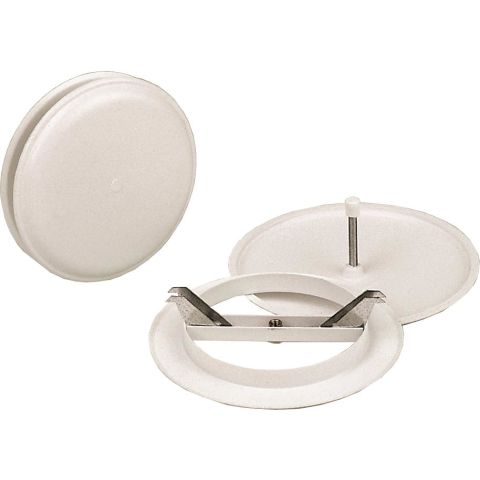 Pisla 31100040 Tallriksventil med snabbmonteringsram 100 mm