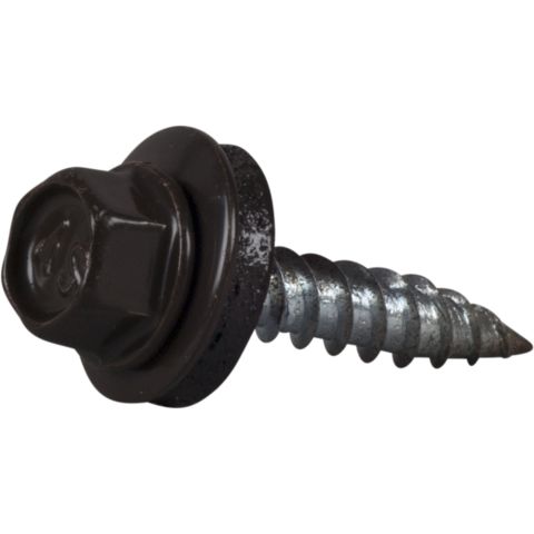 ESSVE 64229 Farmarskruv 4,8×25 mm, vass spets, 250-pack RR32 (Mörkbrun)