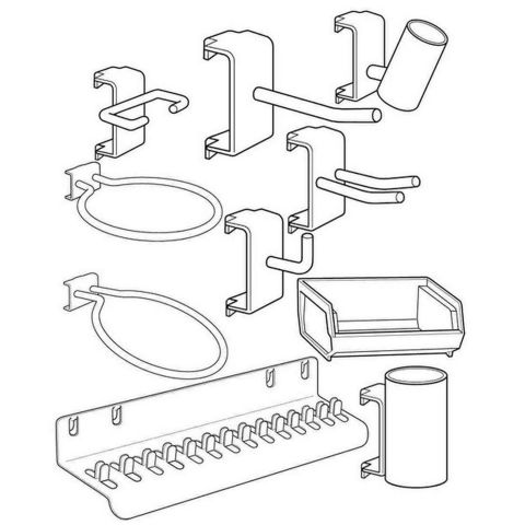 X-ponent Inredning 158011 Kroksats startkit Typ: XB-3, 94 delar