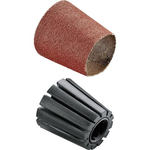 Bosch DIY Skaft- og slipehylse (konisk) SET 80 Sliphylsa med skaft, K80