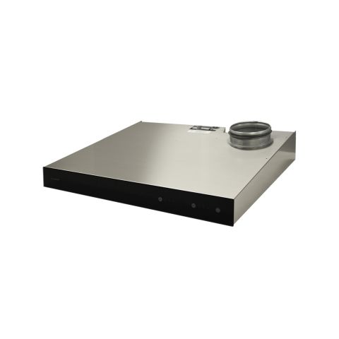 Swegon CASA Jazz Smart PJR6R Spiskåpa rostfritt stål, 598 x 99 x 525 mm Ventilation till höger