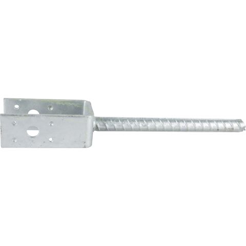 ESSVE 951615 Stolpsko 4 mm, typ U, förzinkad 45 x 40 x 102,5/200 mm
