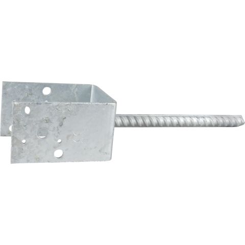ESSVE 951626 Stolpsko 4 mm, typ U, förzinkad 100 x 70 x 112,5/200 mm