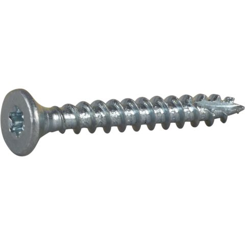 ESSVE 123157 Träskruv 4,5 mm Ø, TX20, helgängad, försänkt, FZB 30 mm, 200-pack