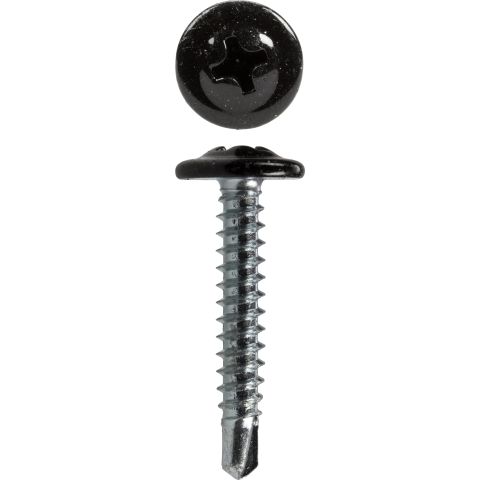 FIXX 1531678 Montageskruv 4.2 mm, borrspets, svart 25 mm, 250-pack